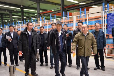 中国工程院院士马伟明参观大全集团,大全集团总裁徐翔陪同
