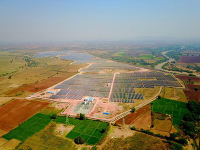 海润光伏 与ReNew Power 印度特伦甘纳邦 58MW光伏项目竣工并网