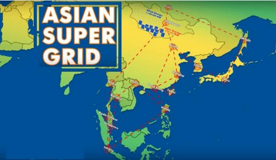 亚洲超级电网构想：用蒙古的太阳能风电点亮中日韩俄的夜晚
