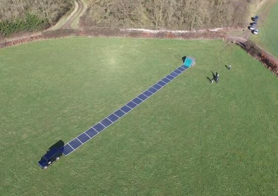 英国测试地毯式太阳能电池板