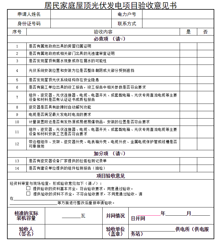 湖州市关于进一步规范居民屋顶光伏工程建设工作的通知 （征求意见稿）