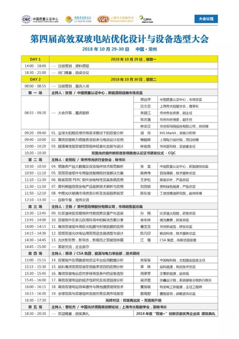 震惊！亚玛顿、隆基、晶科、天合、英利、瑞元鼎泰、正泰、协鑫、比亚迪、锦州阳光等TOP15双玻组件厂月底齐聚龙城！